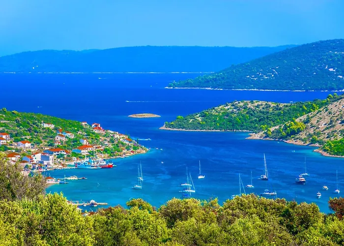 Sine With Amazing Sea Panorama Villa Vinišće
